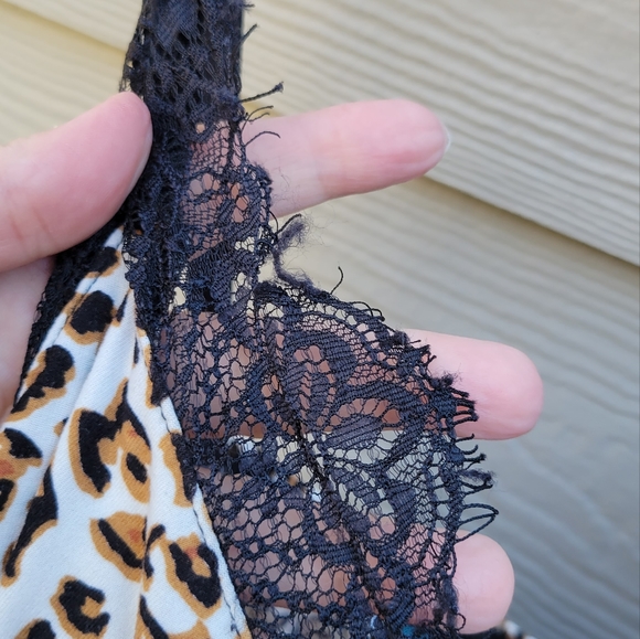 Leopard print cami shirt - 2X - Picture 4 of 6